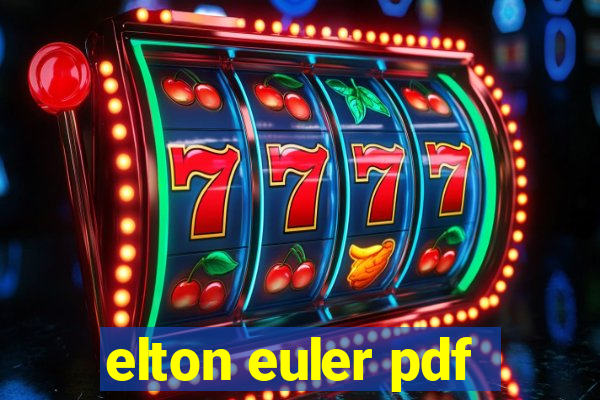 elton euler pdf